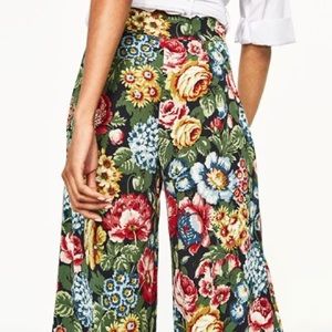 Wide Leg Floral Zara Pant